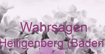 Wahrsagen Heiligenberg (Baden) | Top-Experten für Kartenlegen, Wahrsagen, Hellsehen, Zukunftsdeutung.